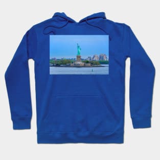 Early Morning Statue of Liberty View Hoodie